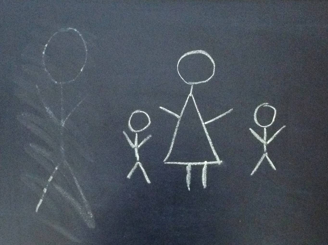 Fatherless Chalkboard