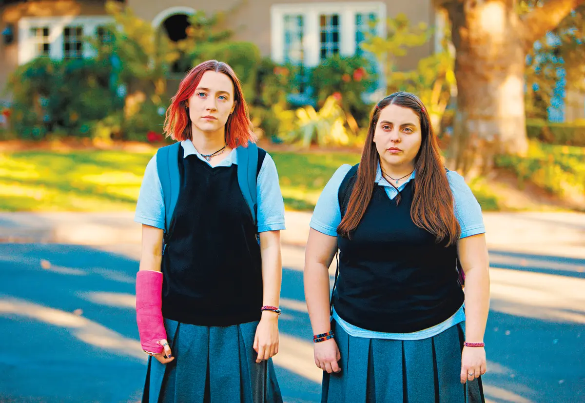 Saoirse Ronan Beanie Feldstein Lady Bird Zoom