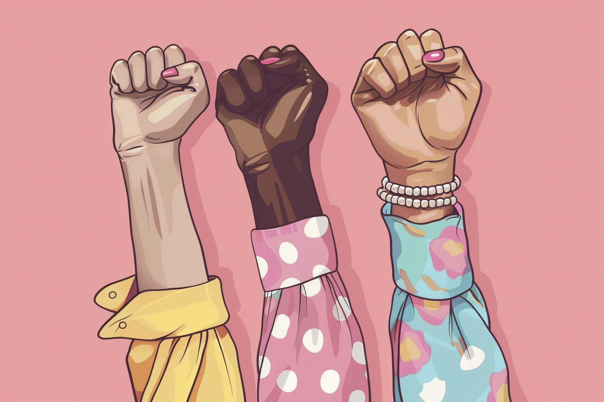 International Women S Day Celebration Equal Right Digital Art Style