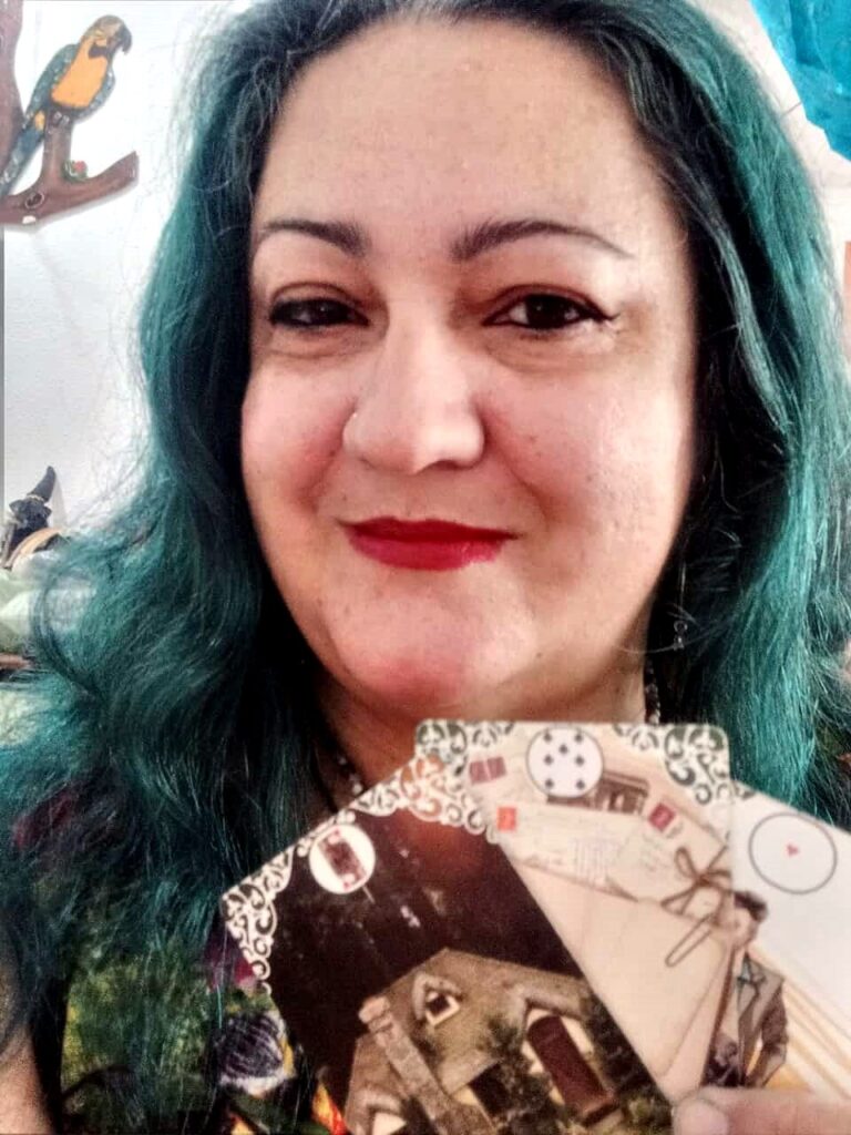 gabi cabelo azul carta cigana gaby santoss esl teacher e storyteller